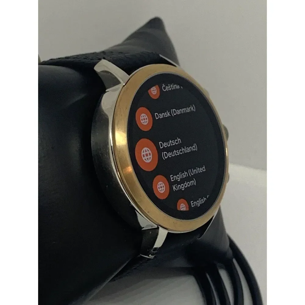 Fossil Gen 4 Authentic Digital Dial Smart Watch Custom Band FTW6016 QT487